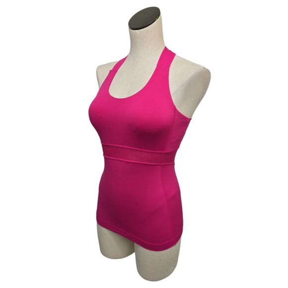 Lululemon Push Ur Limits Tank in Paris Perfection Hot Pink Womens Size 4 Workout - Picture 1 of 11